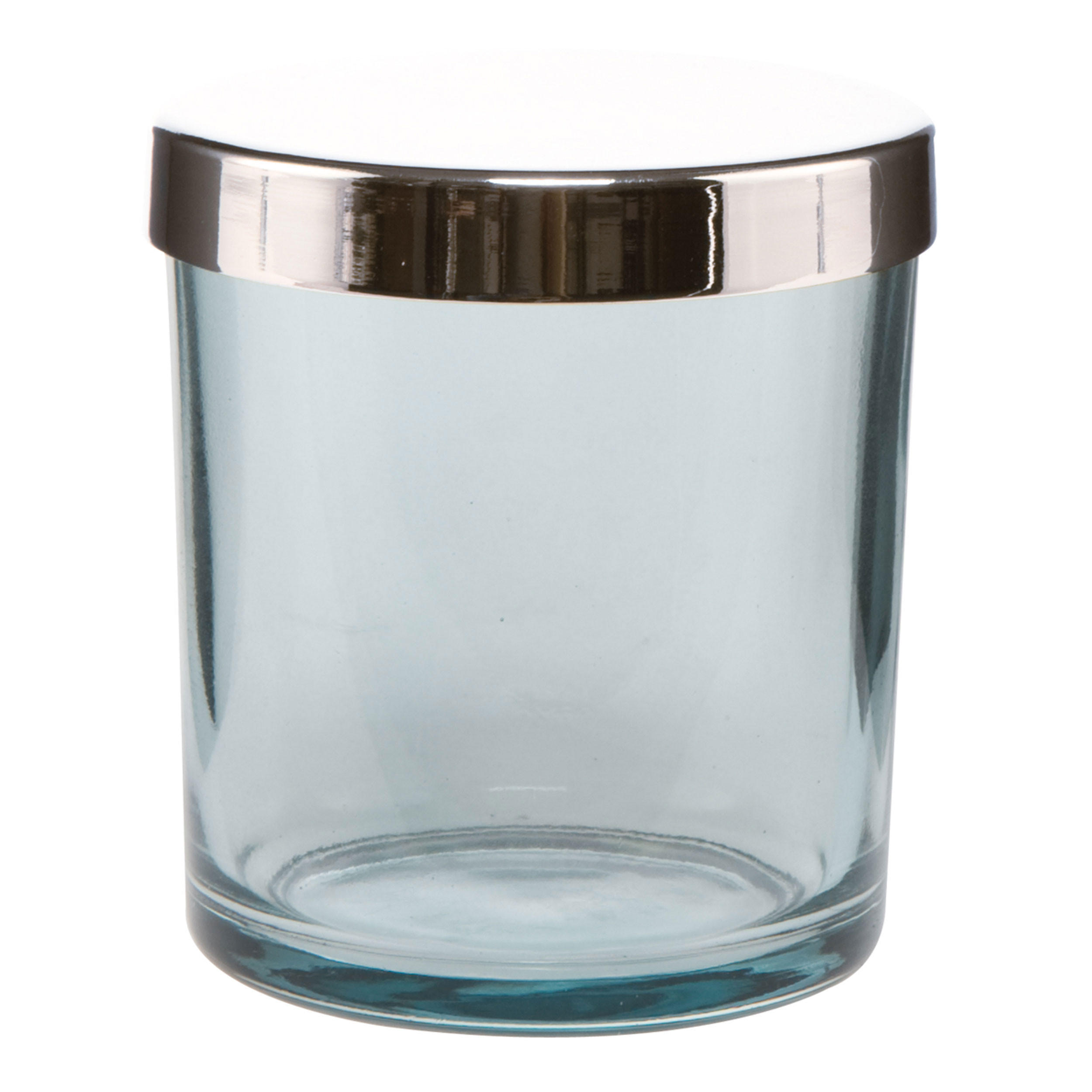 TEELICHT Scandic Home Auror, Glas, Grau, 8 cm - Grau, Glas (8cm) - Goebel