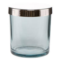 TEELICHT Scandic Home Auror, Glas, Grau, 8 cm - Grau, Glas (8cm) - Goebel