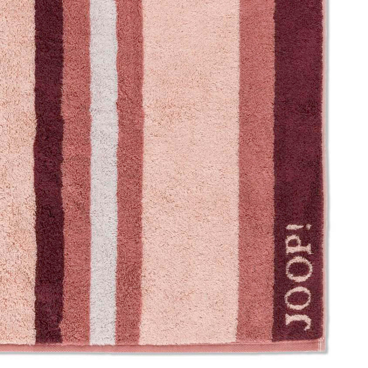 DUSCHTUCH VIBE STREIFEN 1698 PUDER - 22 - Rosa, Textil (80/150cm) - Joop!