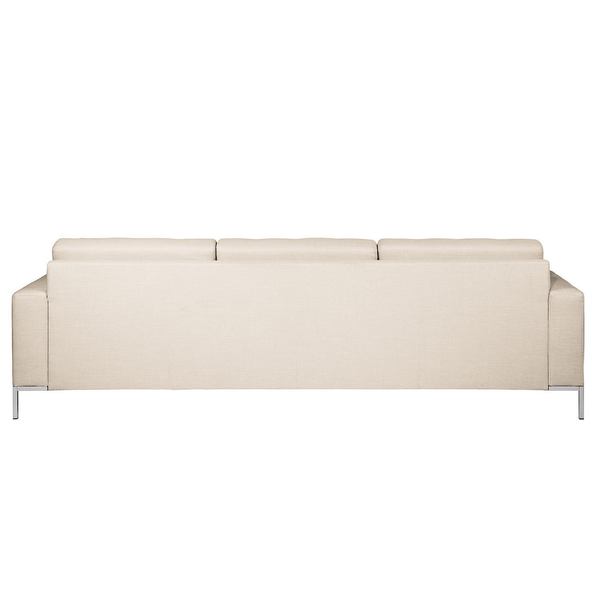 3-SITZER SOFA - Stoff, Beige - Beige, Textil (248/80/87cm) - home24