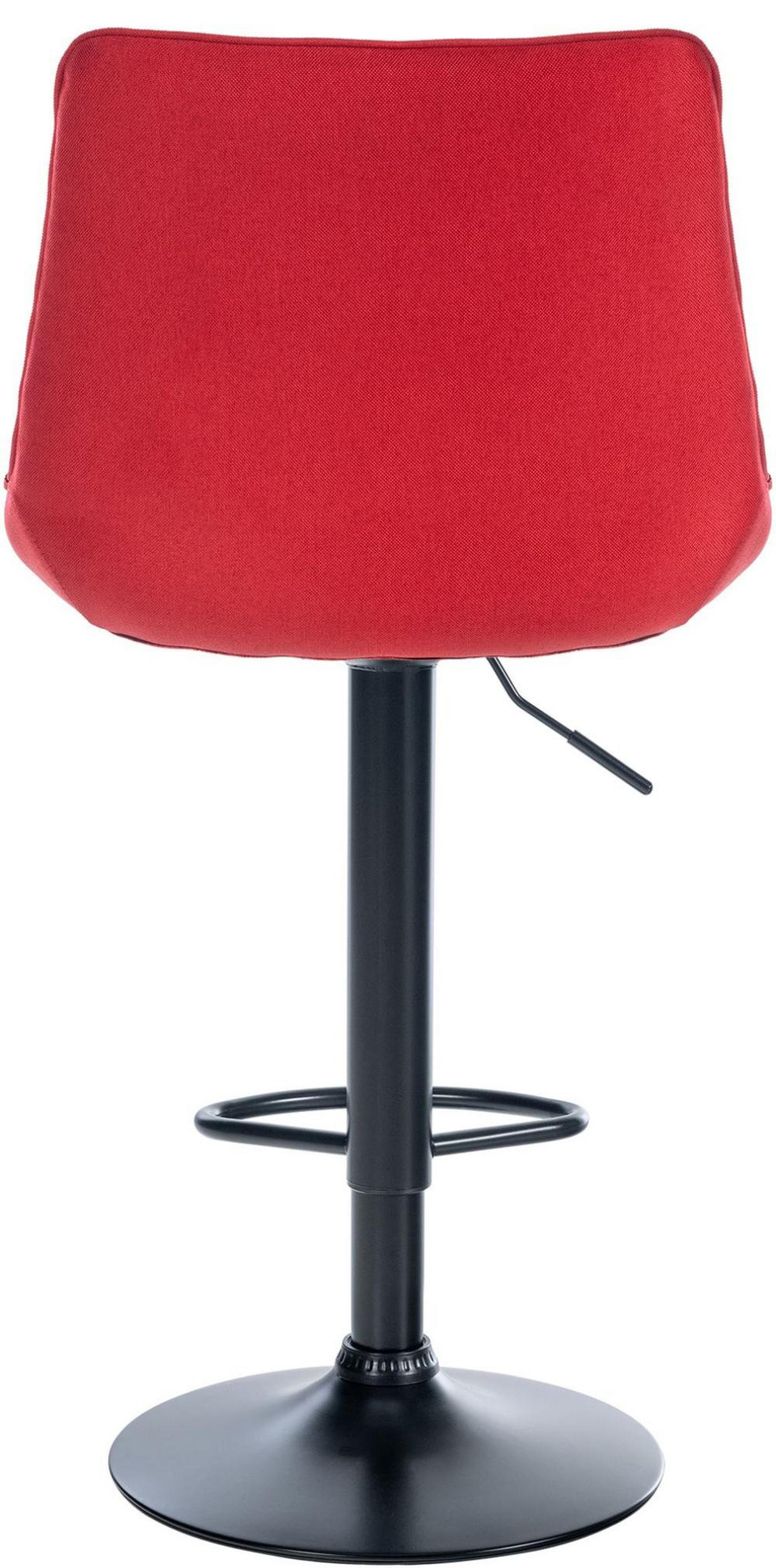 BARHOCKER 2er Set Stoff rot - Rot, Textil/Metall (49.5/91/50cm) - CLP