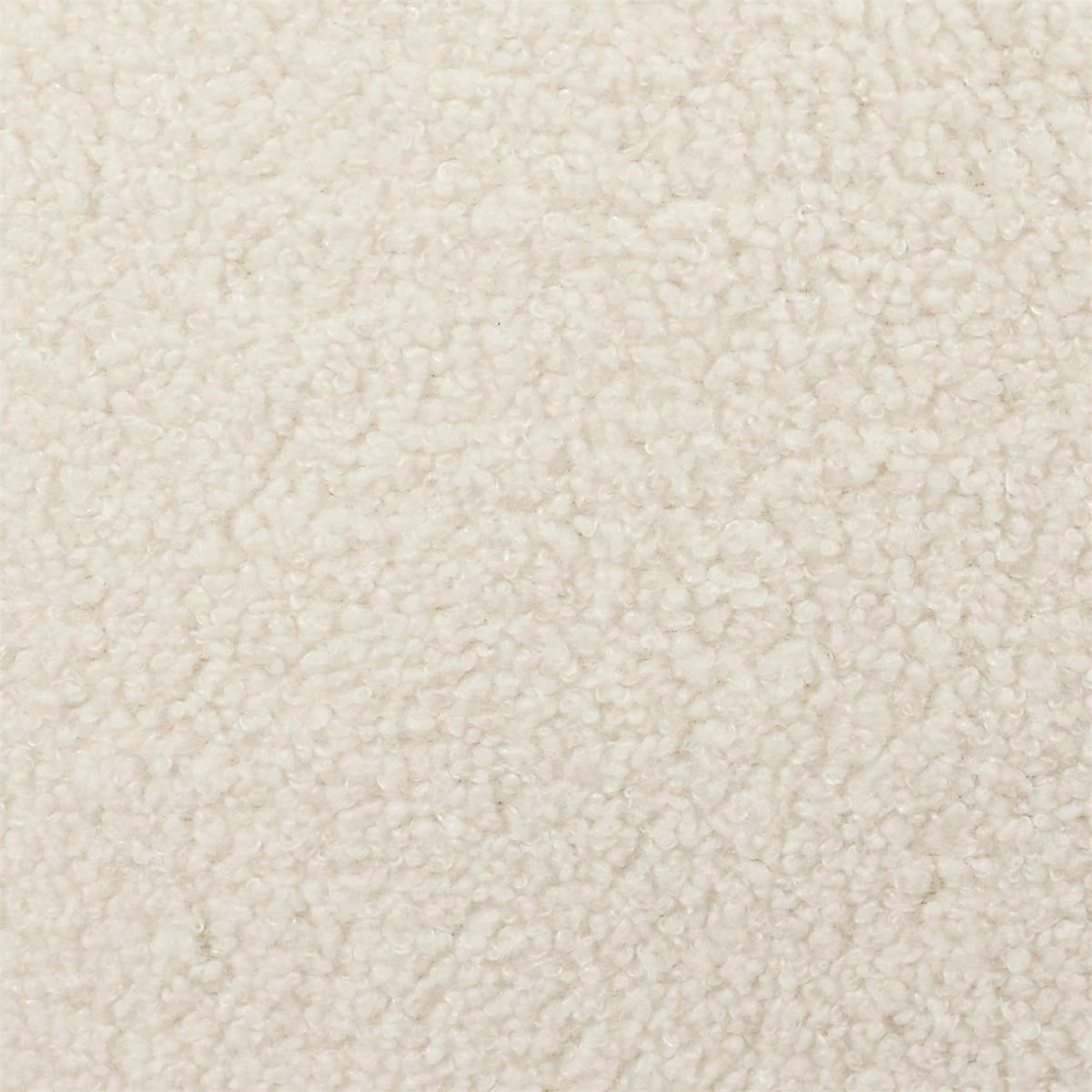 STÜHLEN in set aus 4 Stühlen aus Bouclé-Stoff in Écru 48/78,3/46 cm - Ecru, Metall (48/78.3/68cm) - Calicosy