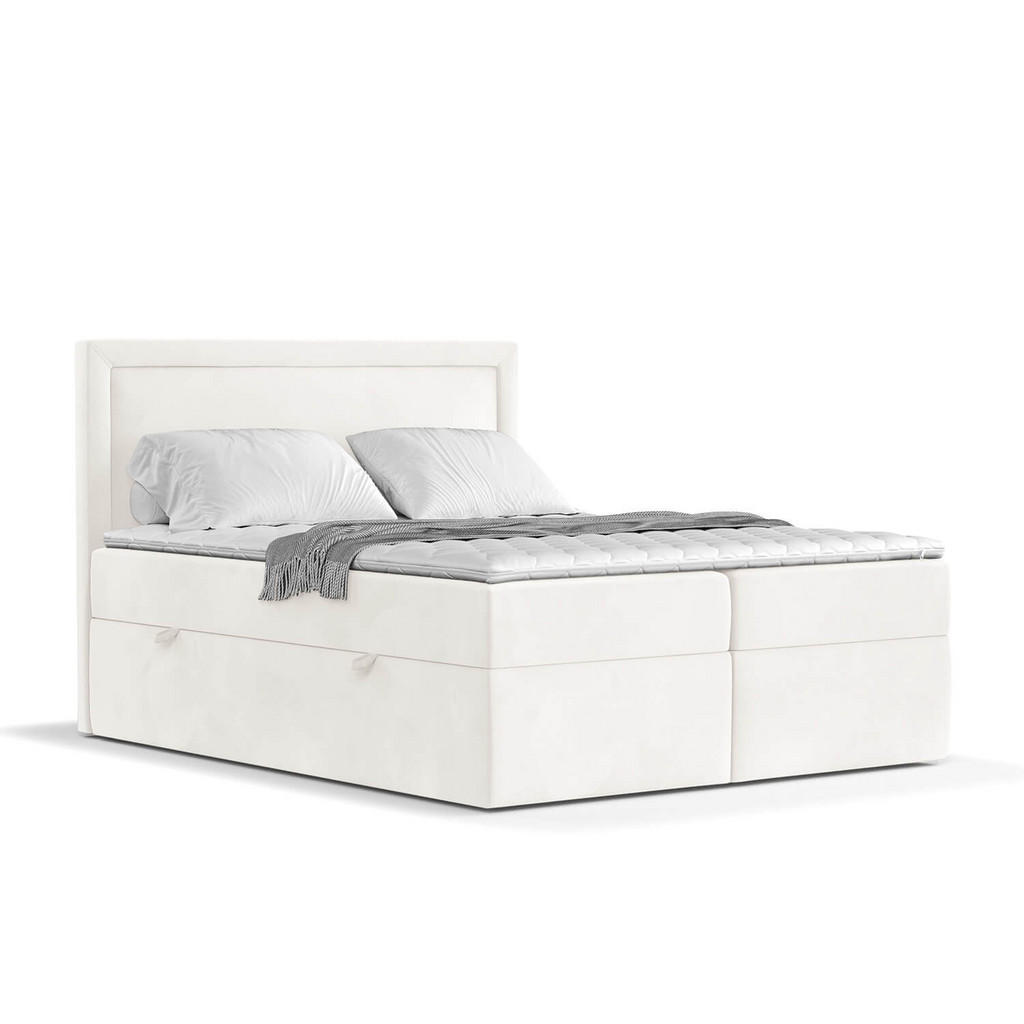 AltaBeds KONTINENTÁLNÍ postel JODAN 160/200 cm Krémová