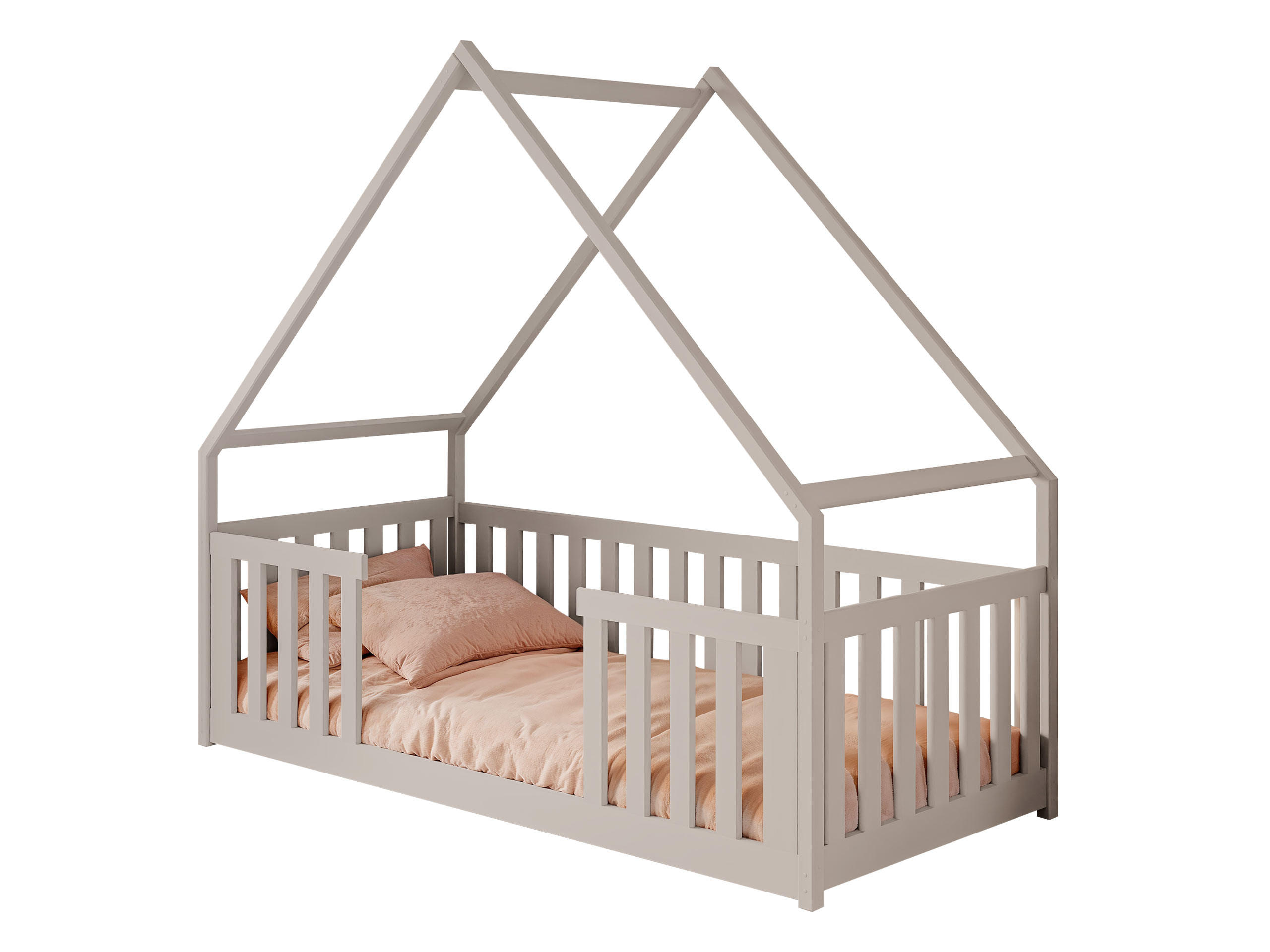 HAUSBETT Bee - Kaschmir, Holz (80/200cm) - MIRJAN24