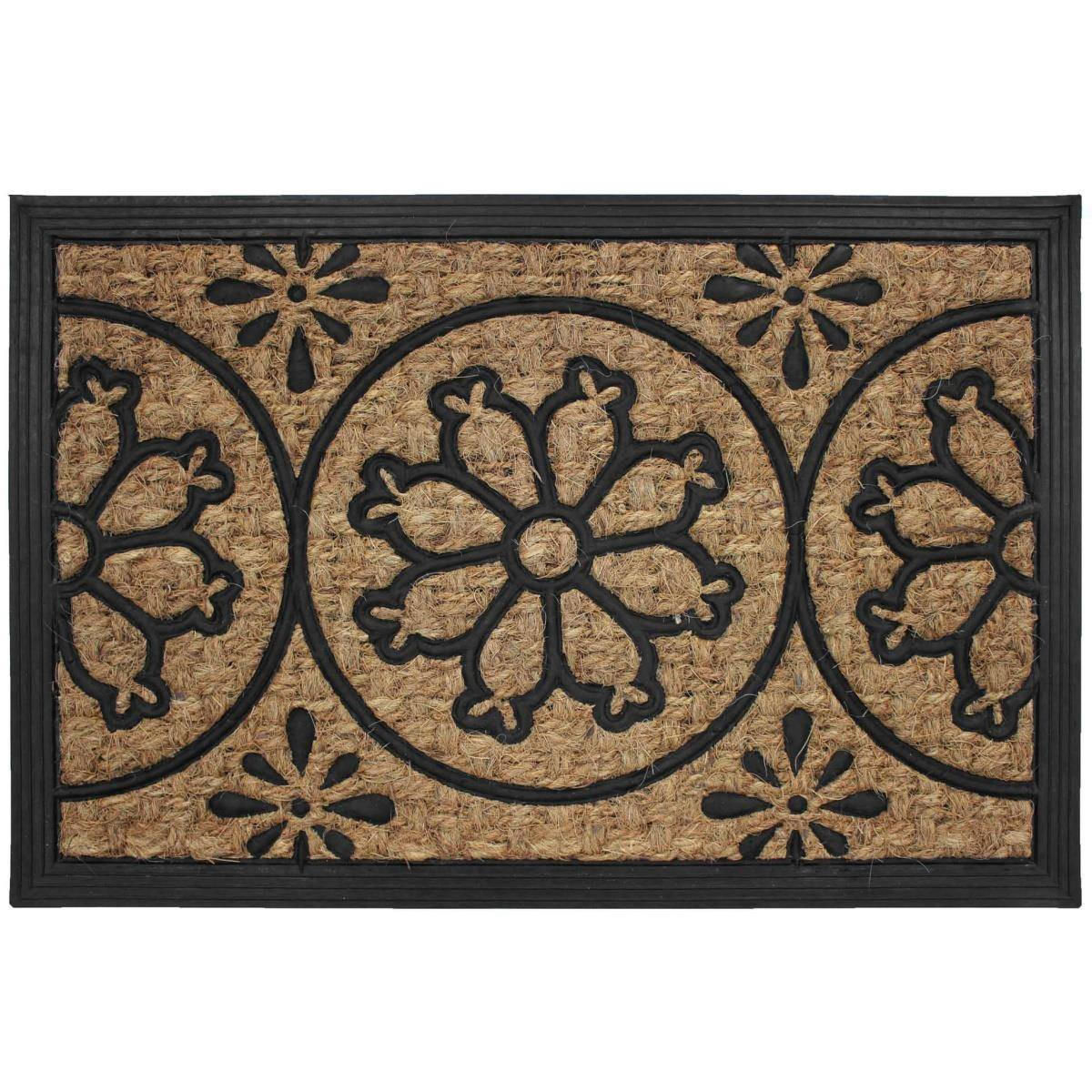 FUSSMATTE 40/60 cm Braun, Schwarz - Braun, Naturmaterialien/Kunststoff (40/60cm) - Douceur d´intérieur