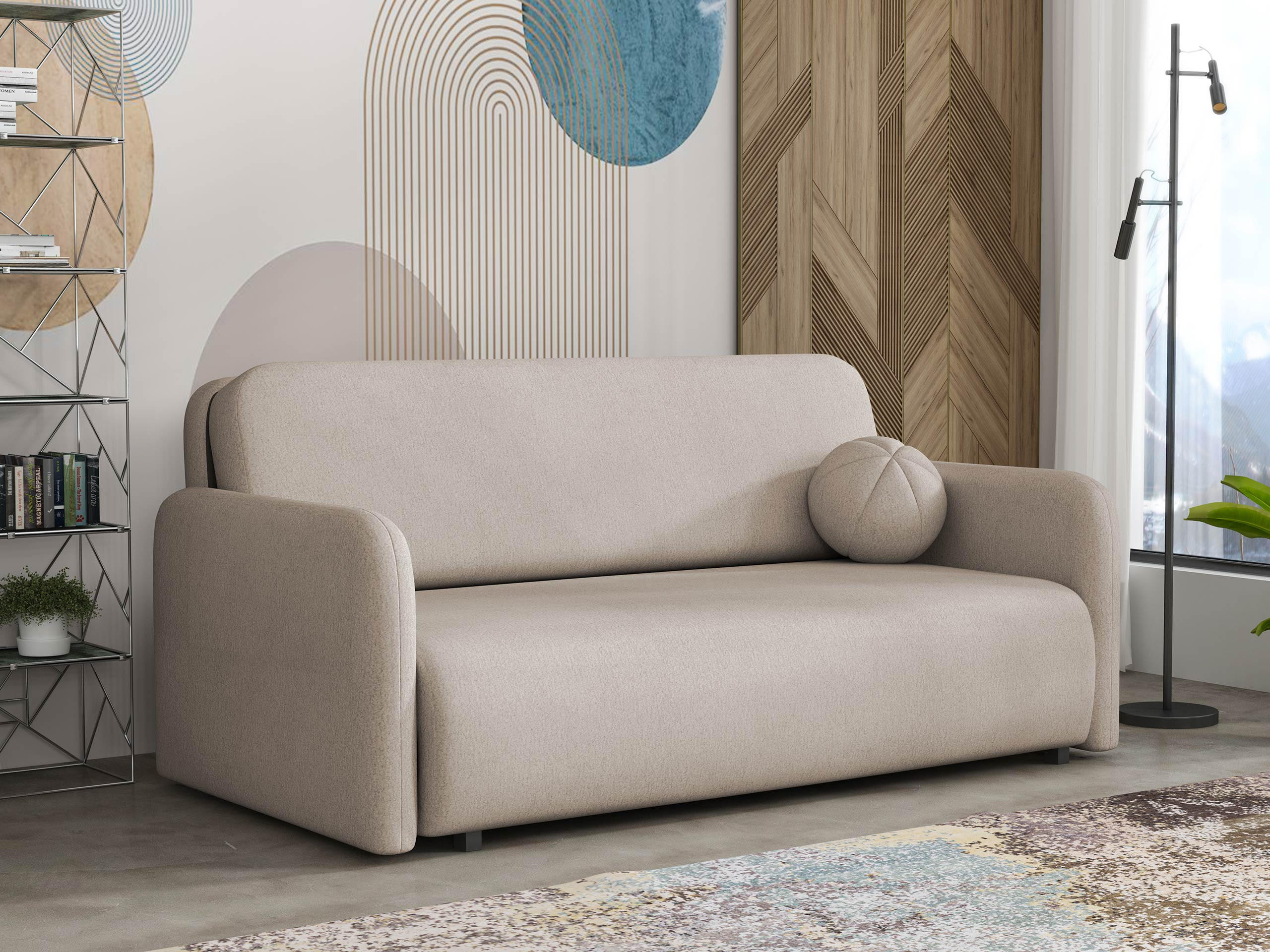 SCHLAFSOFA Viva Sun IV - Schwarz/Cappuccino, Holz/Textil (170/85/103cm) - MIRJAN24