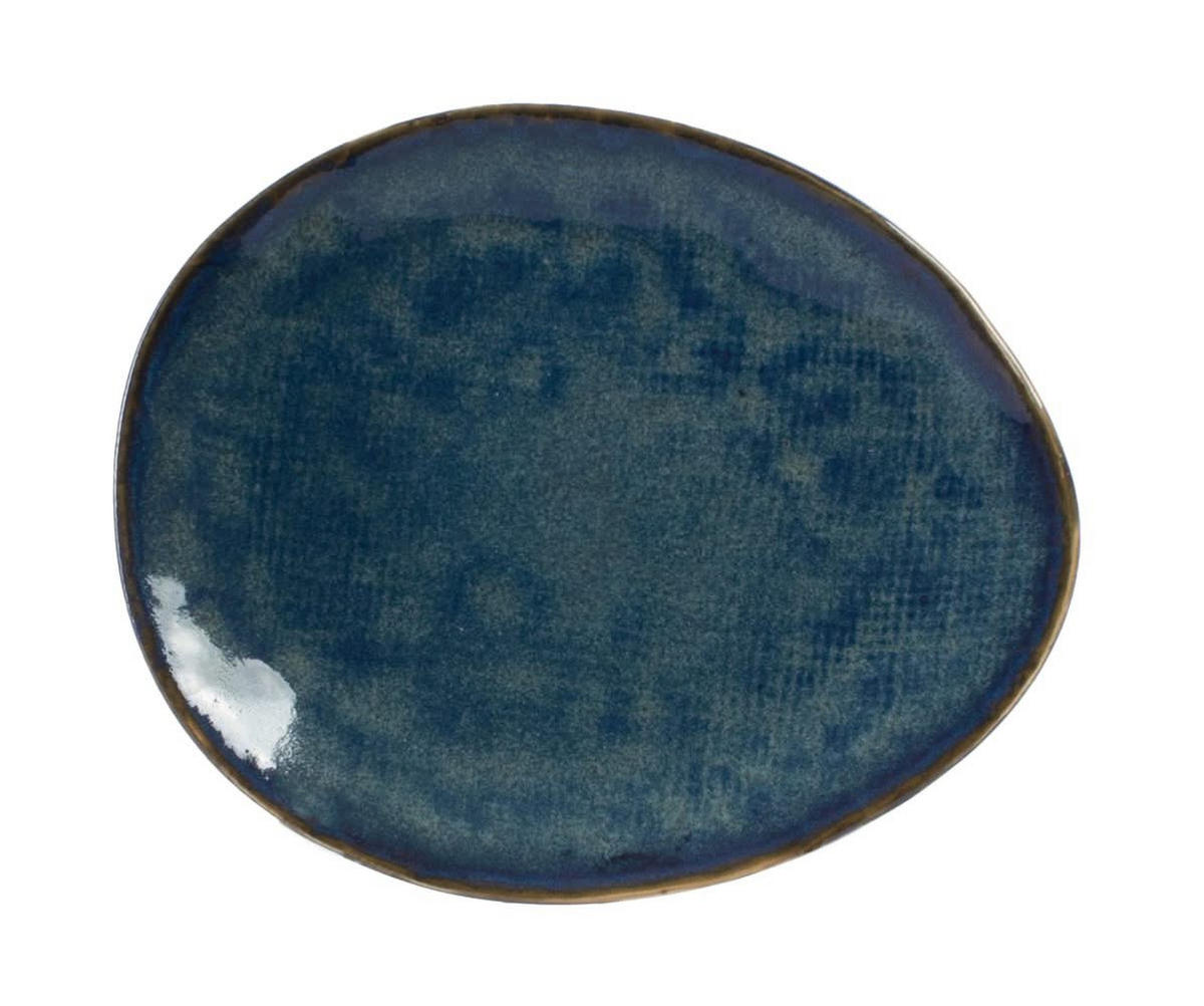 GESCHIRRSET12-TEILIG GESCHIRRSETAicha Blue - 12-teilig / 4 Personen - 6 Speiseteller, 6 FRÜHSTÜCKTELLER und 6 SUPPENTELLER - Blau, Keramik (2/2/1cm) - Cosy & Trendy