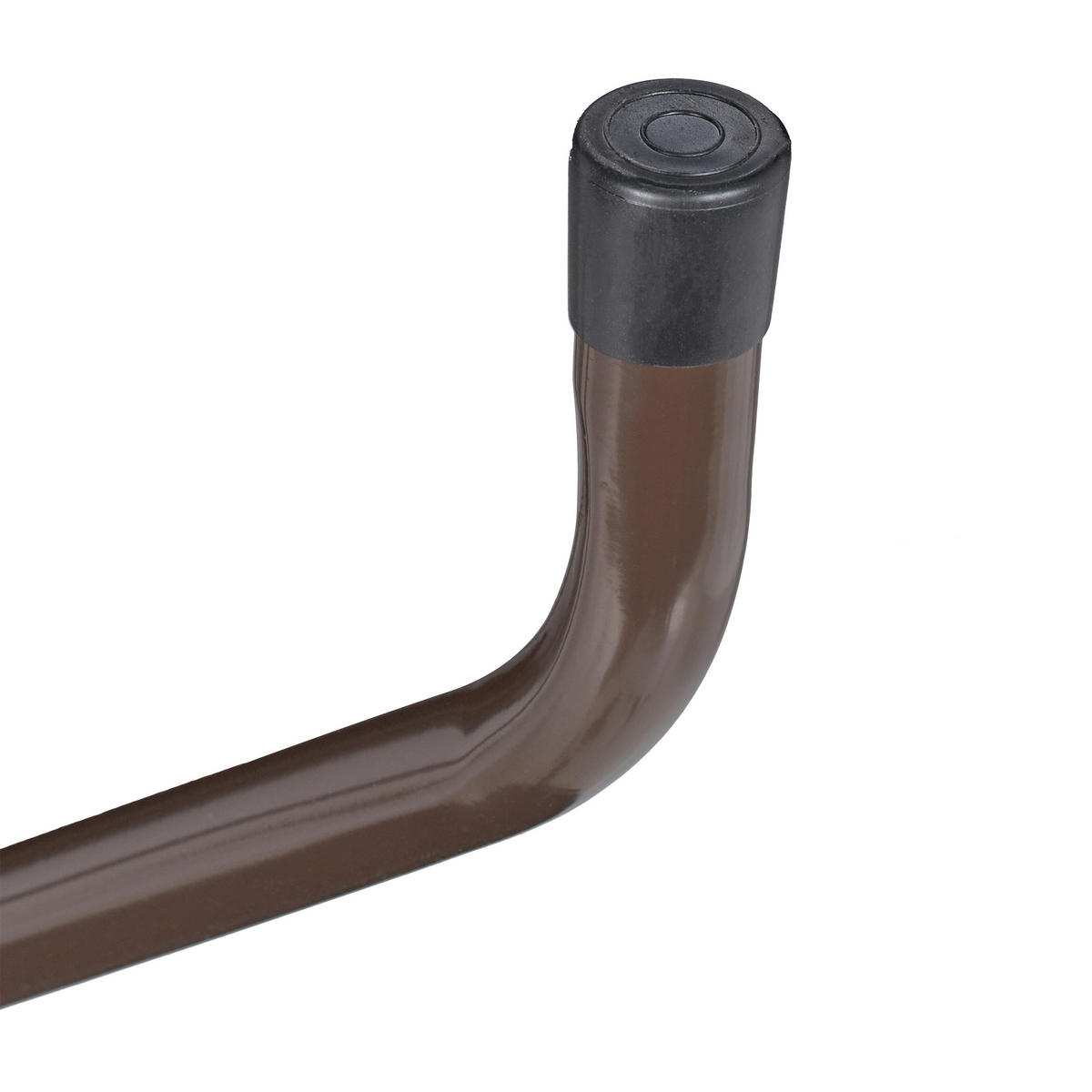 GARTENTISCH - Dunkelbraun, Kunststoff/Metall (60/60/74cm) - Relaxdays