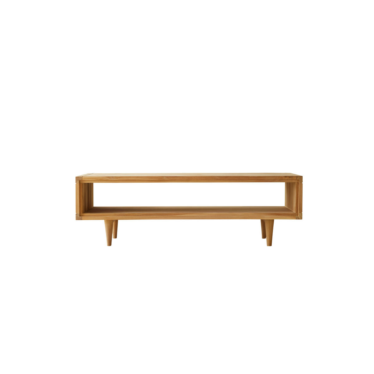 COUCHTISCH Jonàk Natur aus Teak - Naturfarben, Holz (50/120/38cm) - Tikamoon