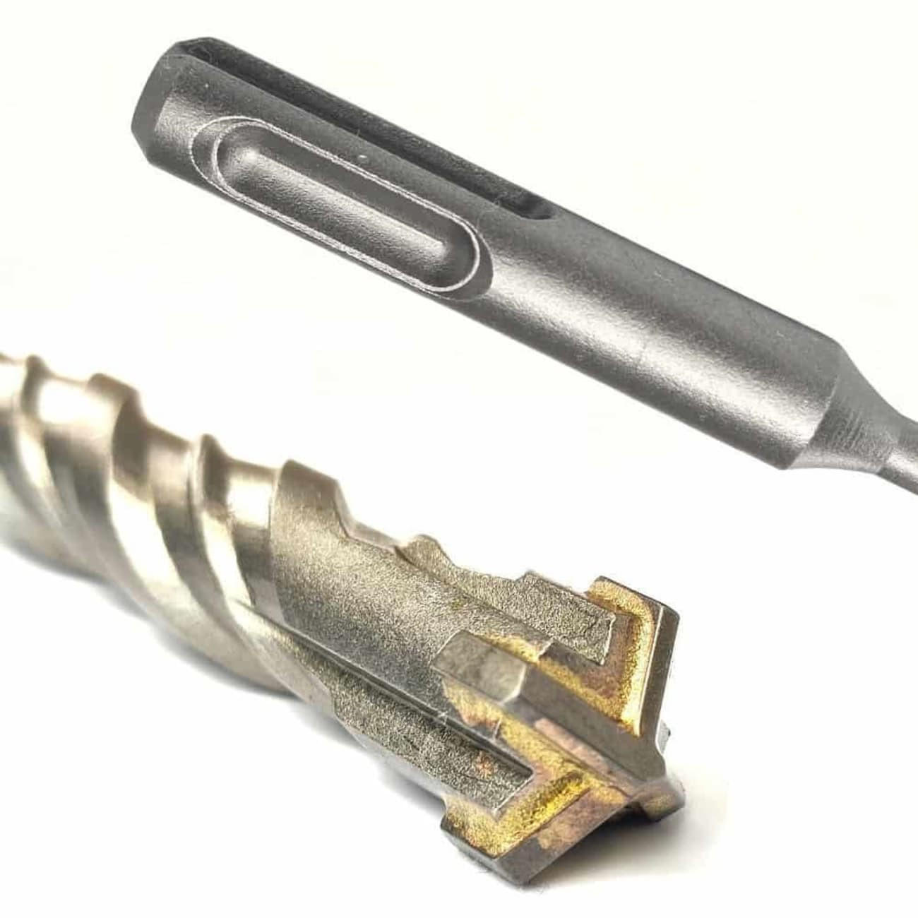 STEINBOHRER SDS Plus, 4 Schneider, Ø 10.0mm x 260mm - Edelstahlfarben, Metall (30/2/2cm) - KLASEBO