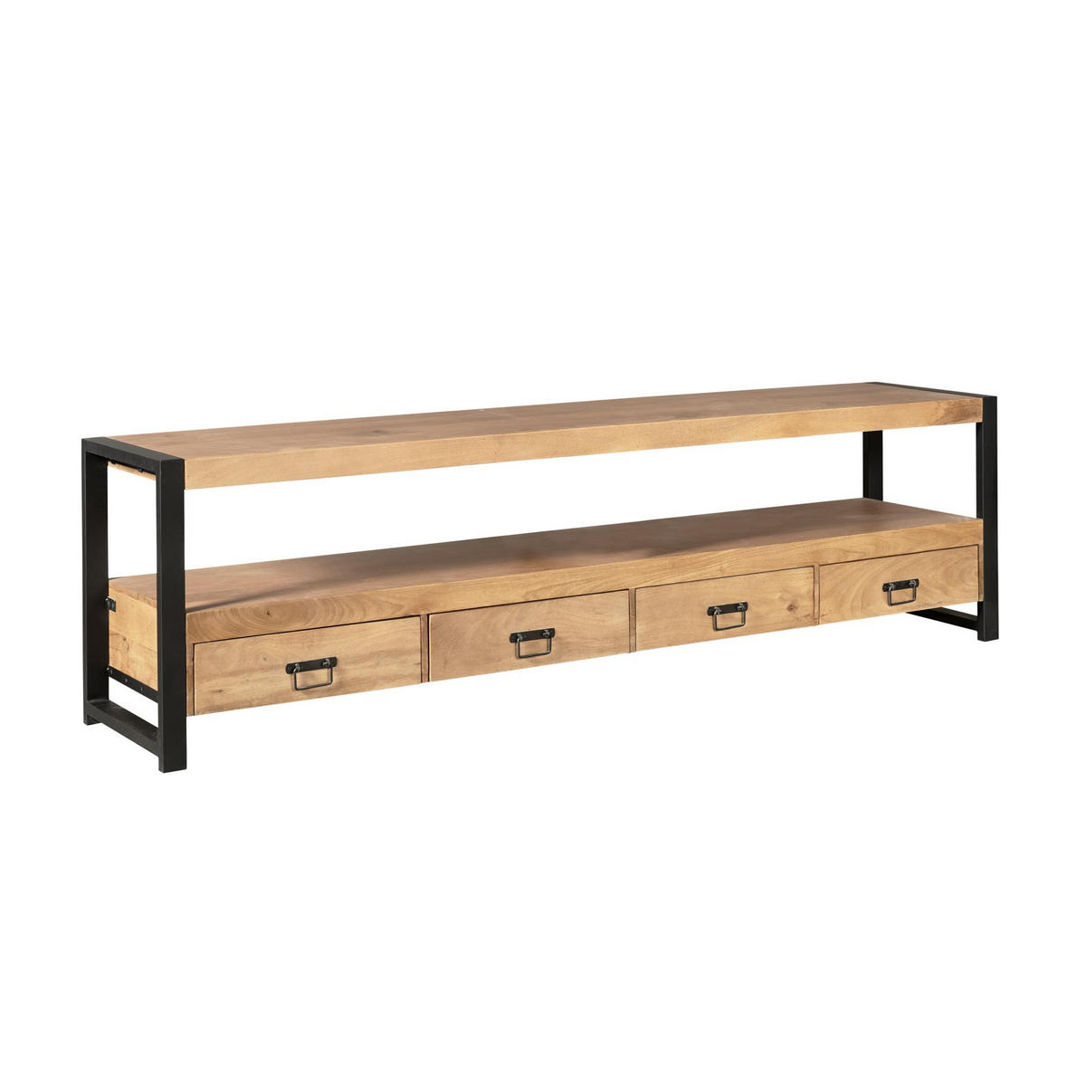 TV-MÖBEL Britt Braun 45/180/60 cm - Braun, Holz (180/60/45cm) - Starfurn