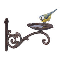 VOGELTRÄNKE - Braun, Metall (27/18/13cm) - Relaxdays