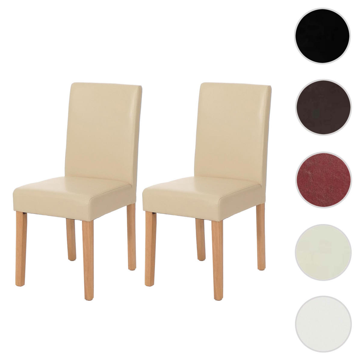 ESSZIMMERSTUHL Beige 2er-Set - Beige, Textil (43/90/56cm) - MCW