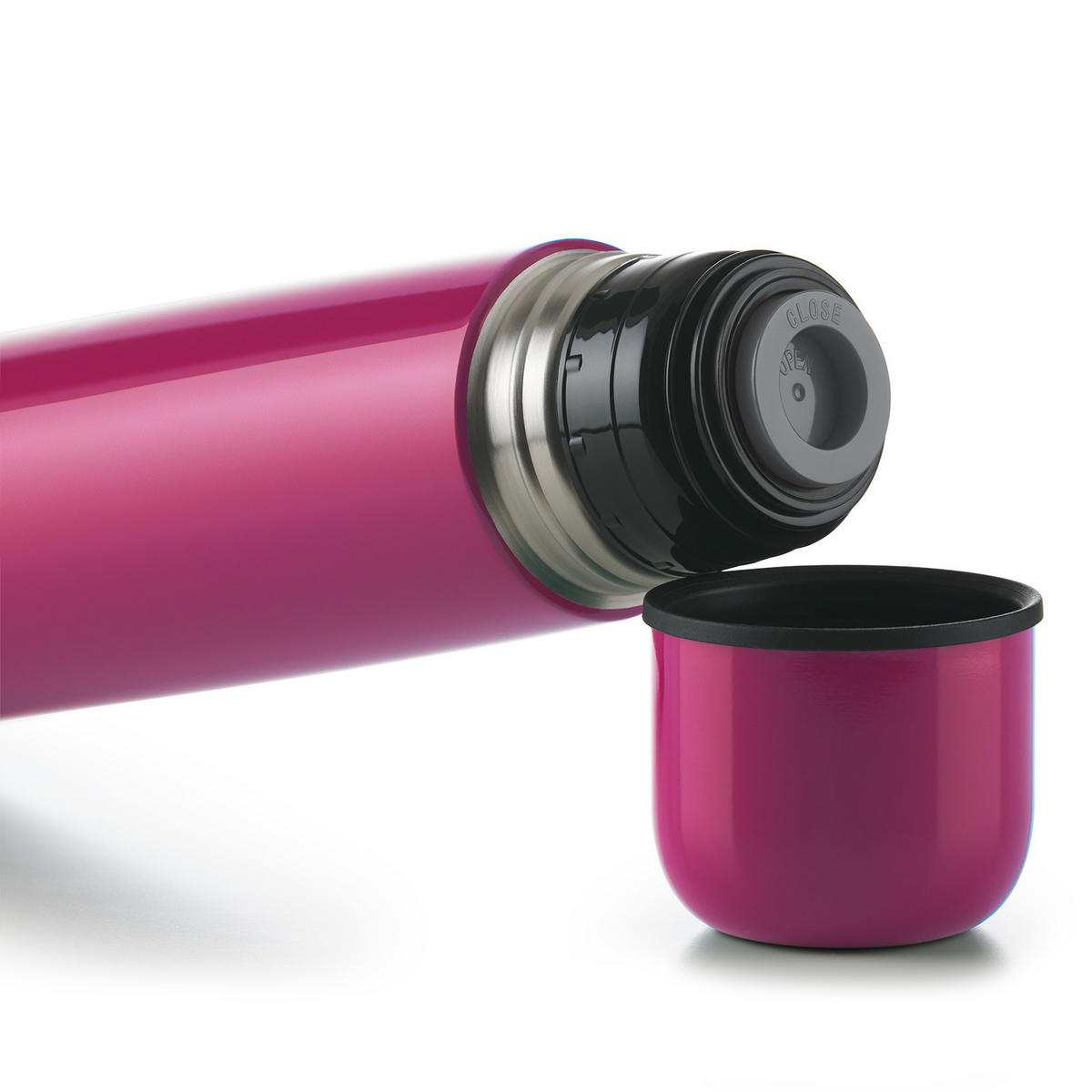 THERMOSKANNE Eifel 350 ml, Violett - Violett, Metall (0.35L) - Blumtal