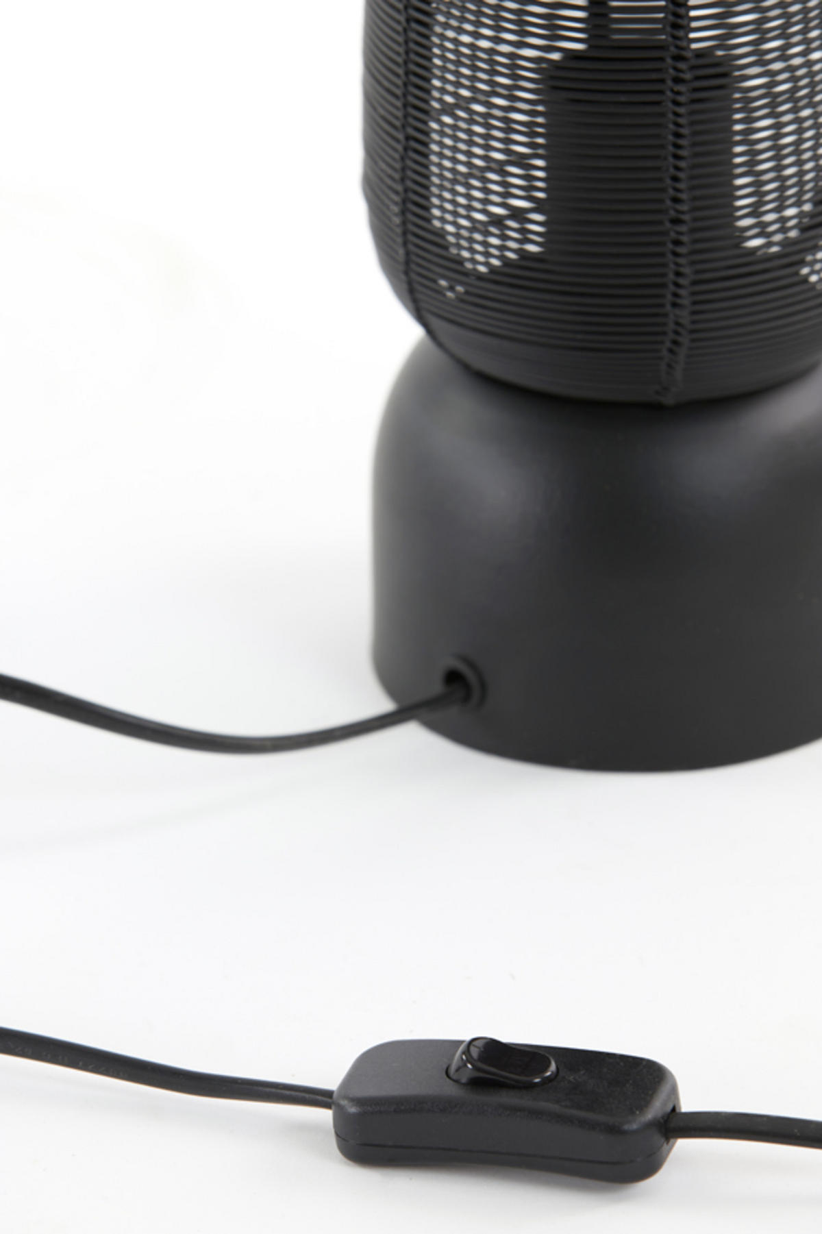 TISCHLAMPE Lezuza Schwarz Ø11/39,5 cm - Schwarz, Metall (11/11/39.5cm) - Light & Living