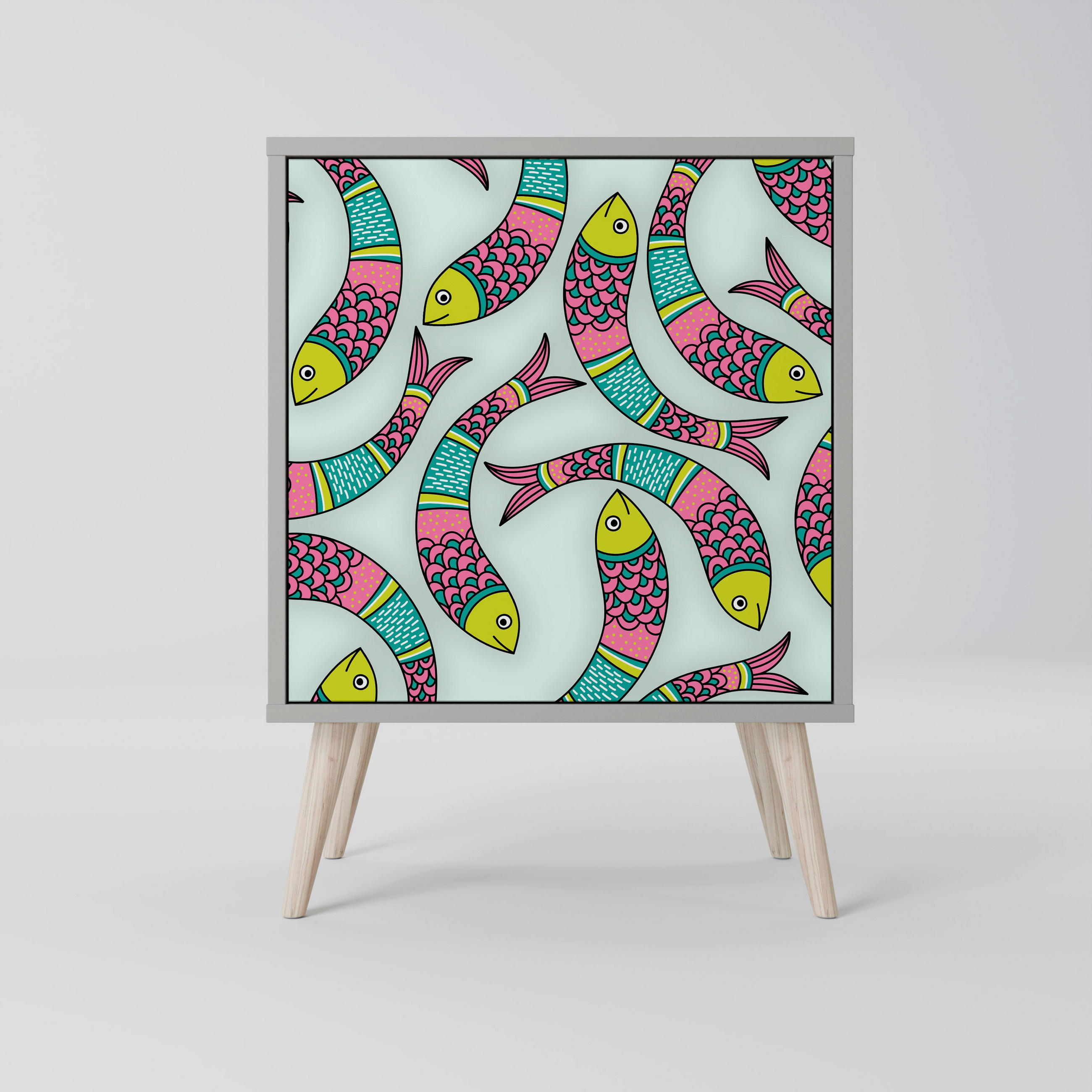 SpaceRebels Sideboard Grau 57.5x77.5x42 cm