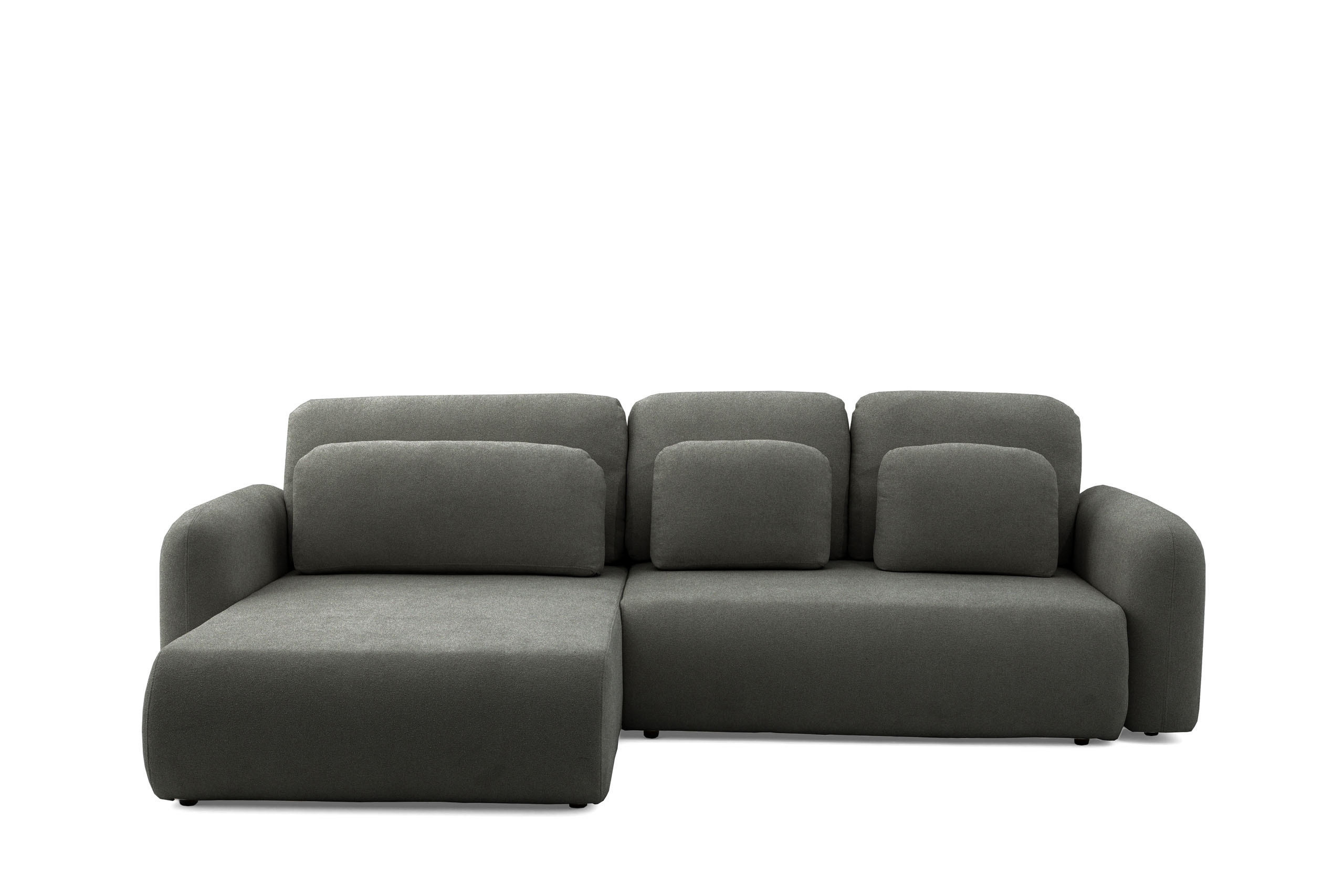 Muffo Ecksofa Dunkelgrau 280x187 cm