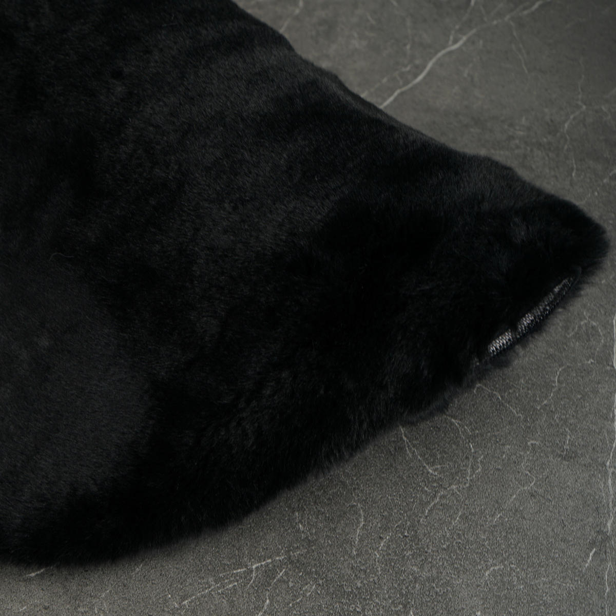 FELLTEPPICH CLOUD SUPER SOFT 200/200 cm Schwarz - Schwarz, Textil (200/200cm) - Consilio Concept