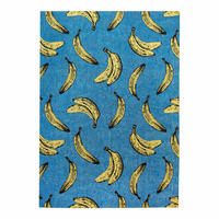 TEPPICH California Blue Pop Banana 170/240 cm - Blau, Kunststoff/Textil (170/240cm) - Louis De Poortere