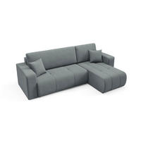 ECKSOFA Vasco 3 Sitzplätze Grau - Grau, Holz (247/145cm) - Petits-meubles
