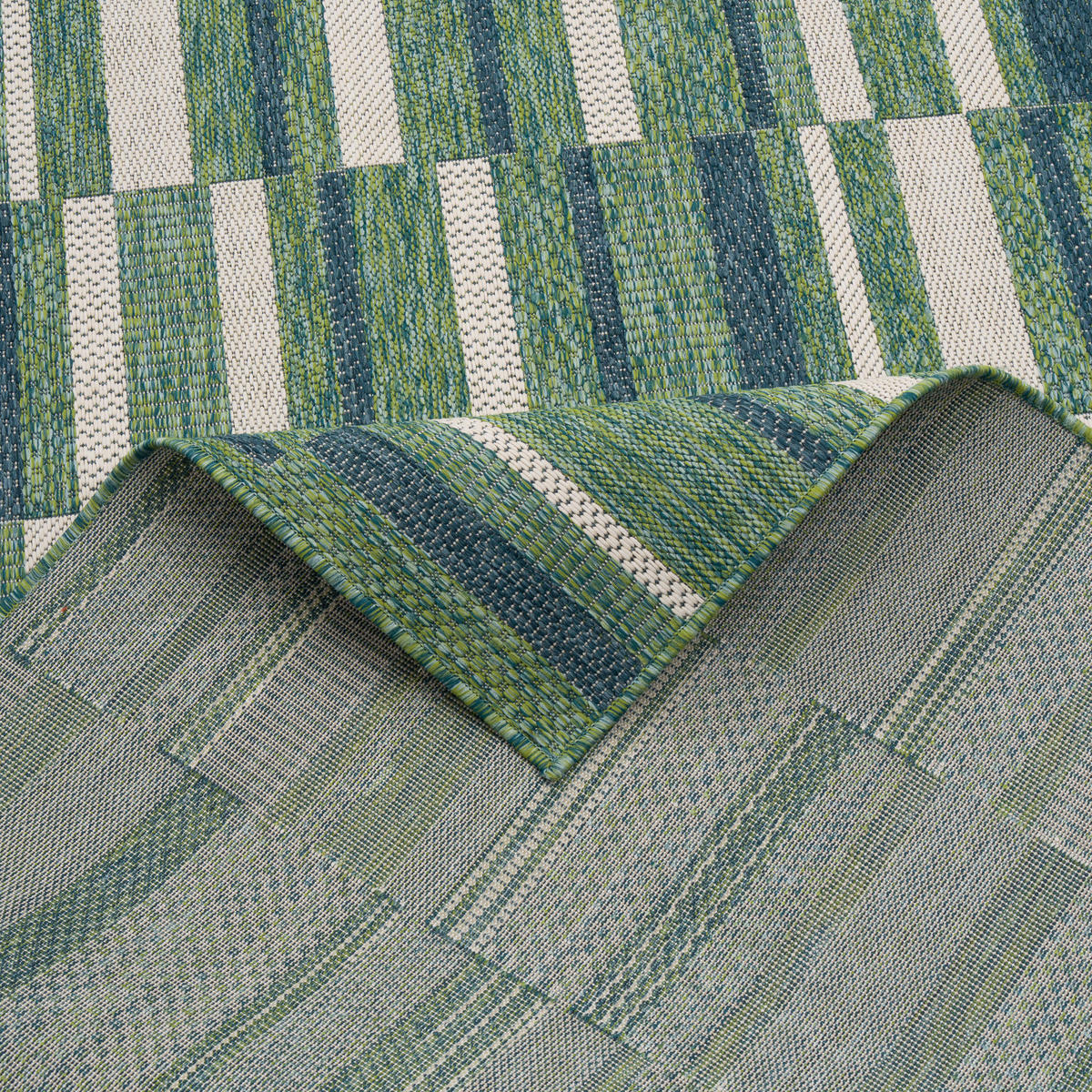 IN- UND OUTDOOR TEPPICH CARPETTO - Grün, Textil (160/235cm) - Pergamon