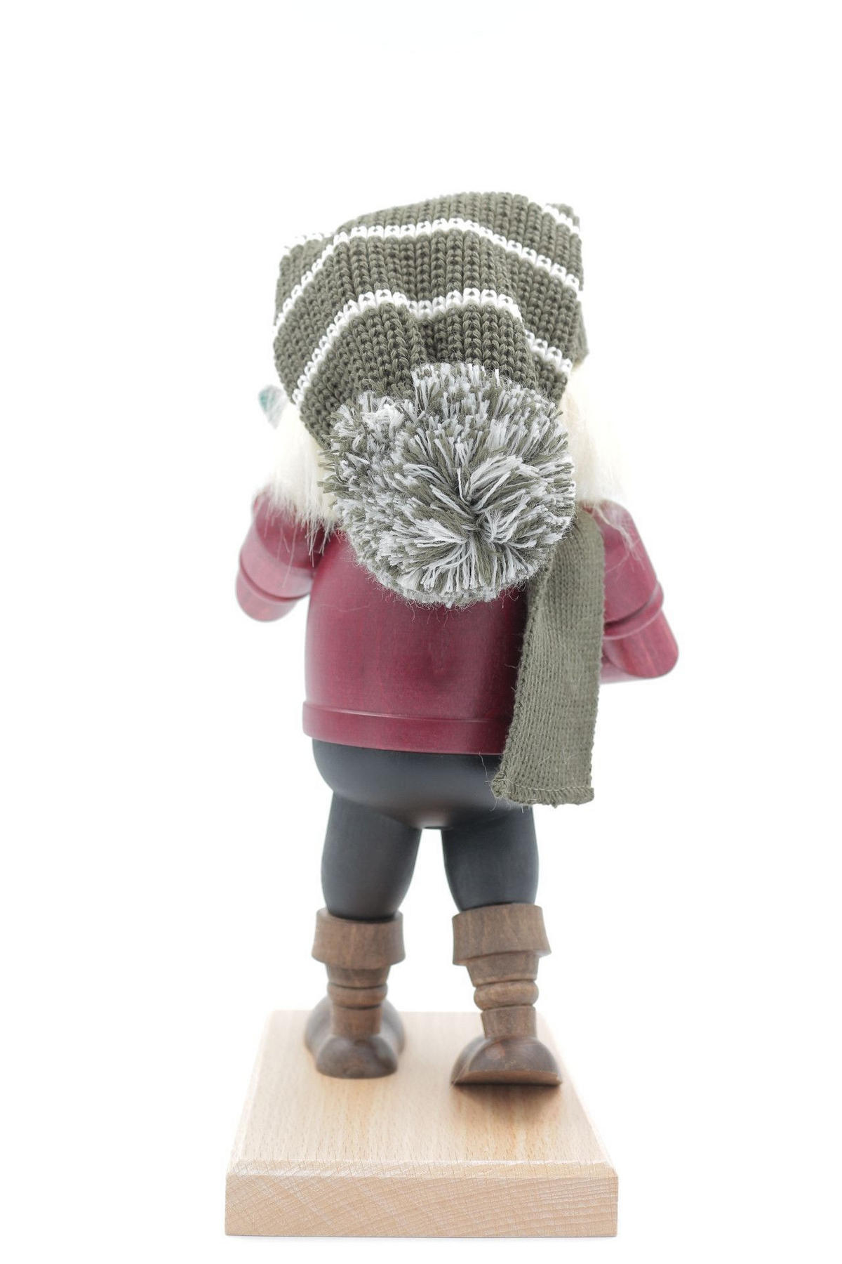 RAUCHFIGUR Wichtel Snowboarder 32 cm - Multicolor, Holz (15/32/0.1cm)