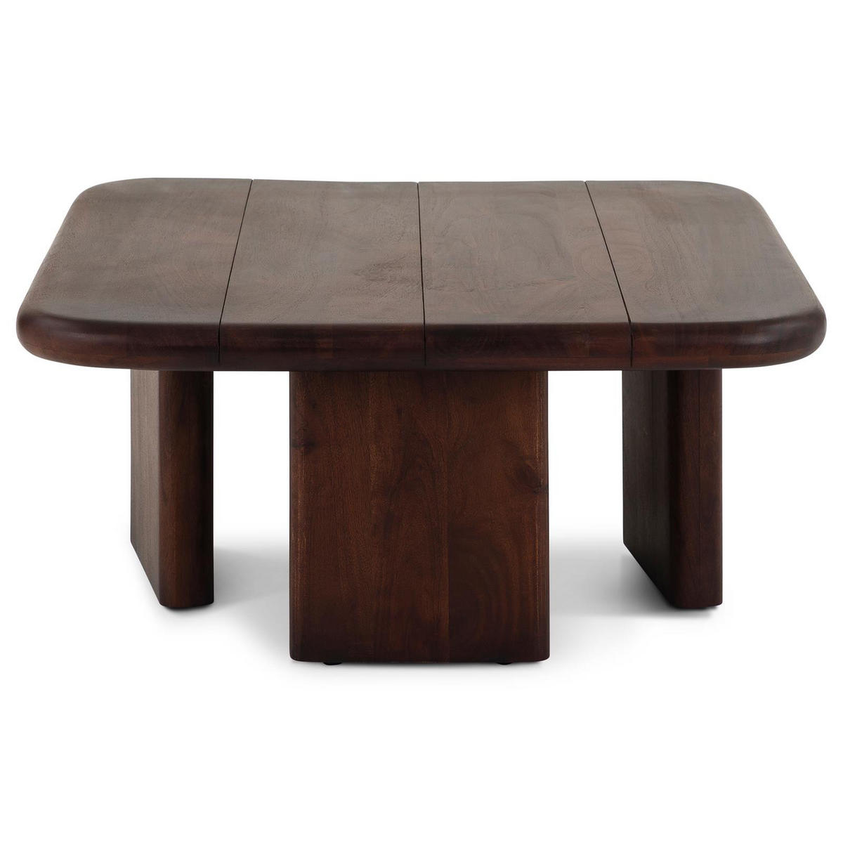 COUCHTISCH YAMA dunkelbraun - Dunkelbraun, Holz (70/70/33cm) - IDIMEX
