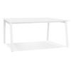 SCHREIBTISCH Modern Holz Metall Design BELIQI, Weiß 160x80x74,5 cm - Weiß, Holzwerkstoff/Metall (80/160/75cm) - KADIMA DESIGN
