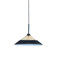 PLEAT - - 45/45/17 cm - Schwarz, Textil (45/45/17cm) - Light & Living