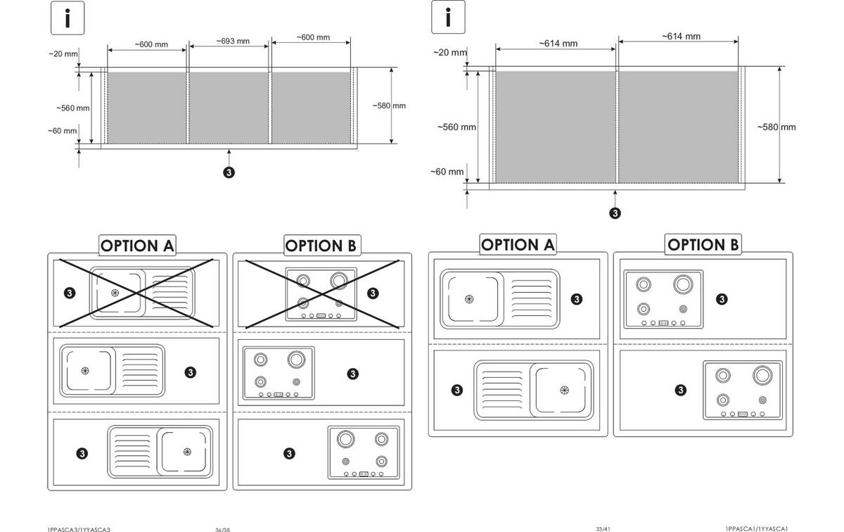KÜCHEN-SET weiß Pinie, anthrazit Landhaus, Küchenschrank Set 7-teilig mit Kochinsel - Anthrazit/Schwarz, Glas/Holzwerkstoff (201/201/64cm) - Furn.Design