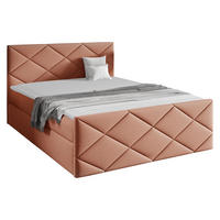 BOXBETT Herkules - Hellrosa, Holz (160/200cm) - MIRJAN24