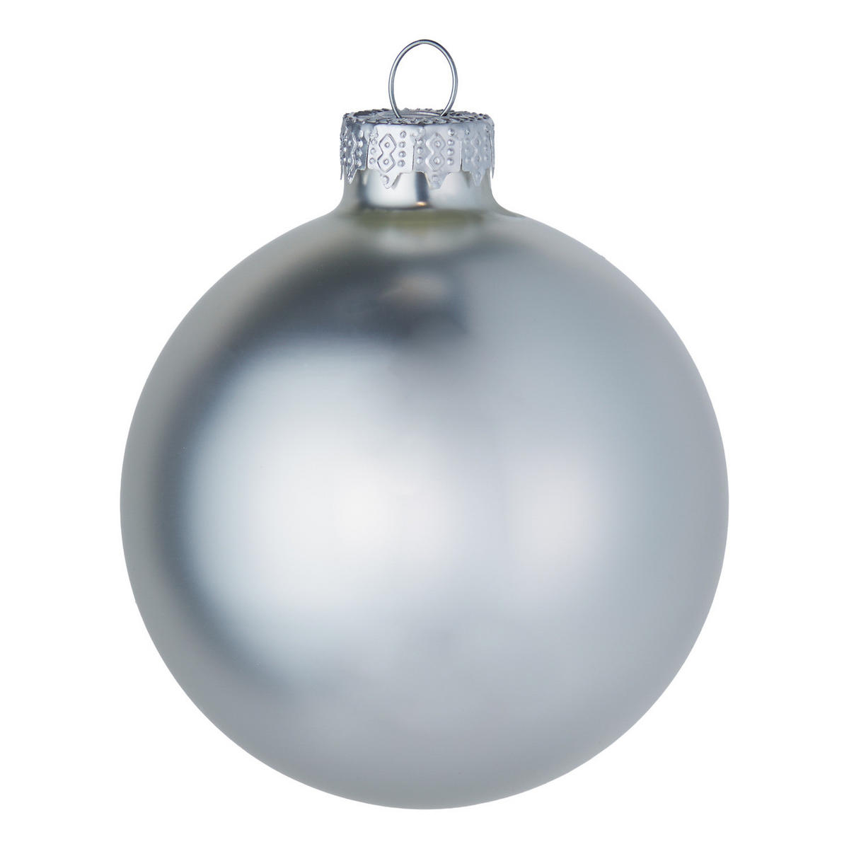 CHRISTBAUMKUGEL (6er-Set) Hang On Kugel Ø8cm - Silberfarben, Glas (8/8/8cm) - Butlers