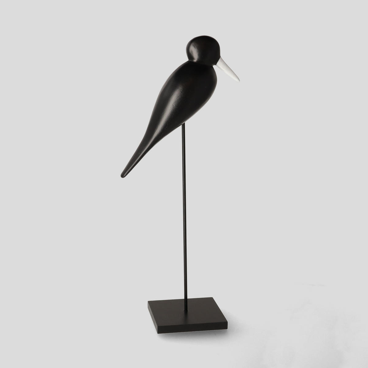 FIGURINE Fogleso - Schwarz, Holzwerkstoff (19/45/12cm) - home&you