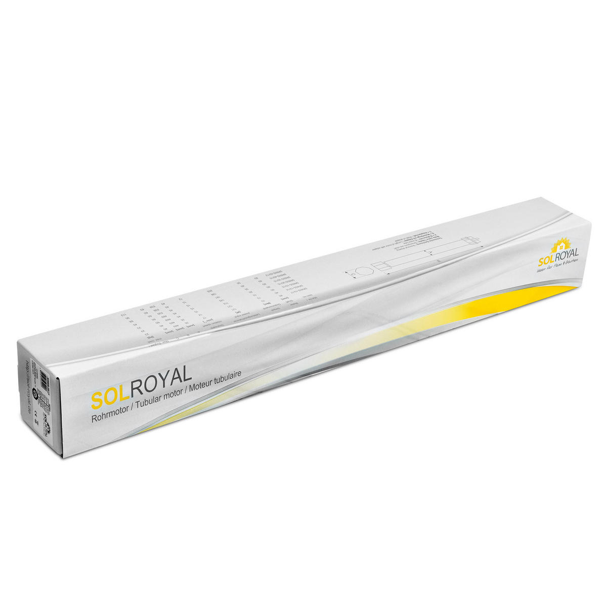 ROHRMOTOR SolTec M29 13Nm ø 35mm SW ø = 40mm - Blau, Metall (6/4/46cm) - Sol Royal