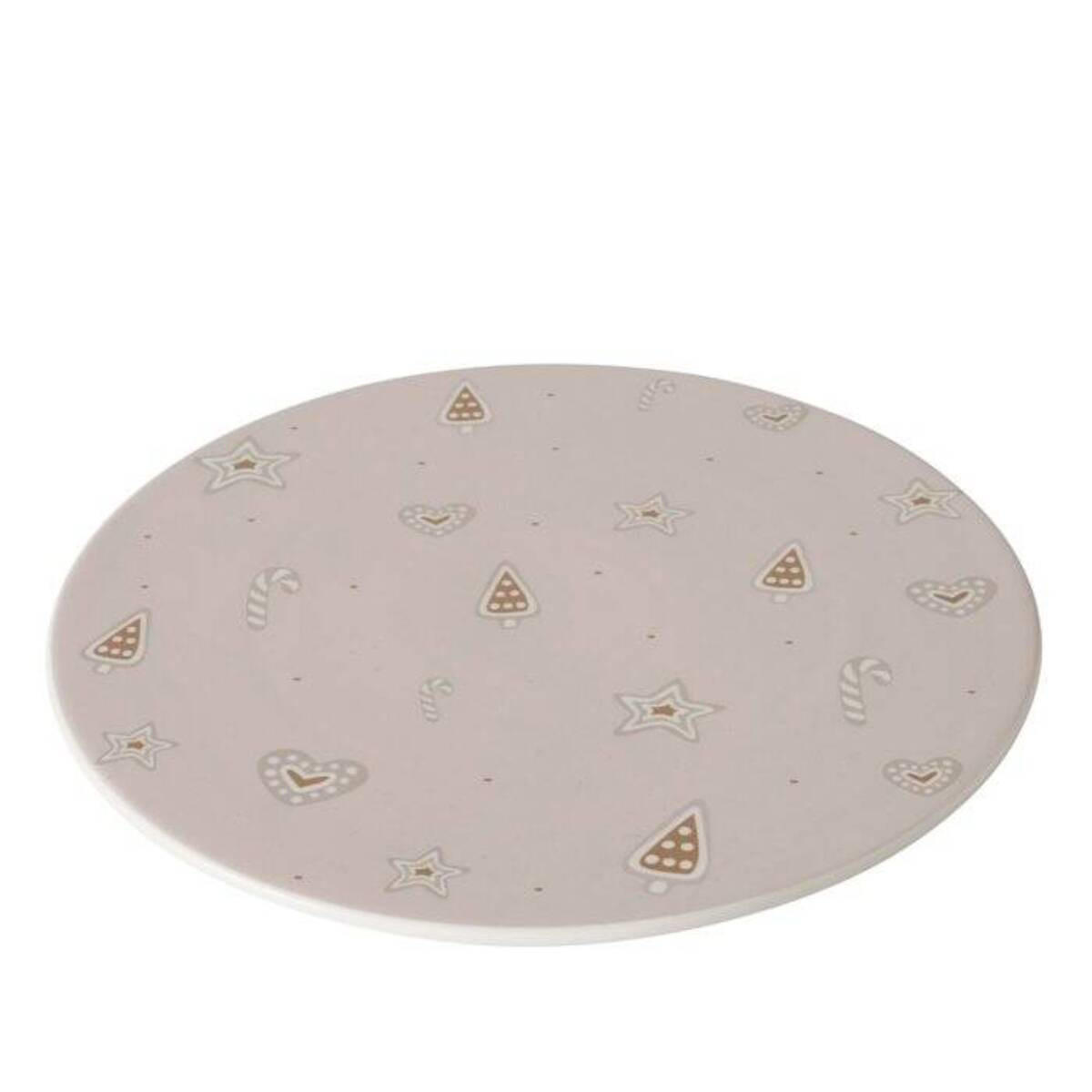KUCHENTELLER Bakery Ø30 cm - Grau, Keramik (30/1/30cm) - Boltze Home