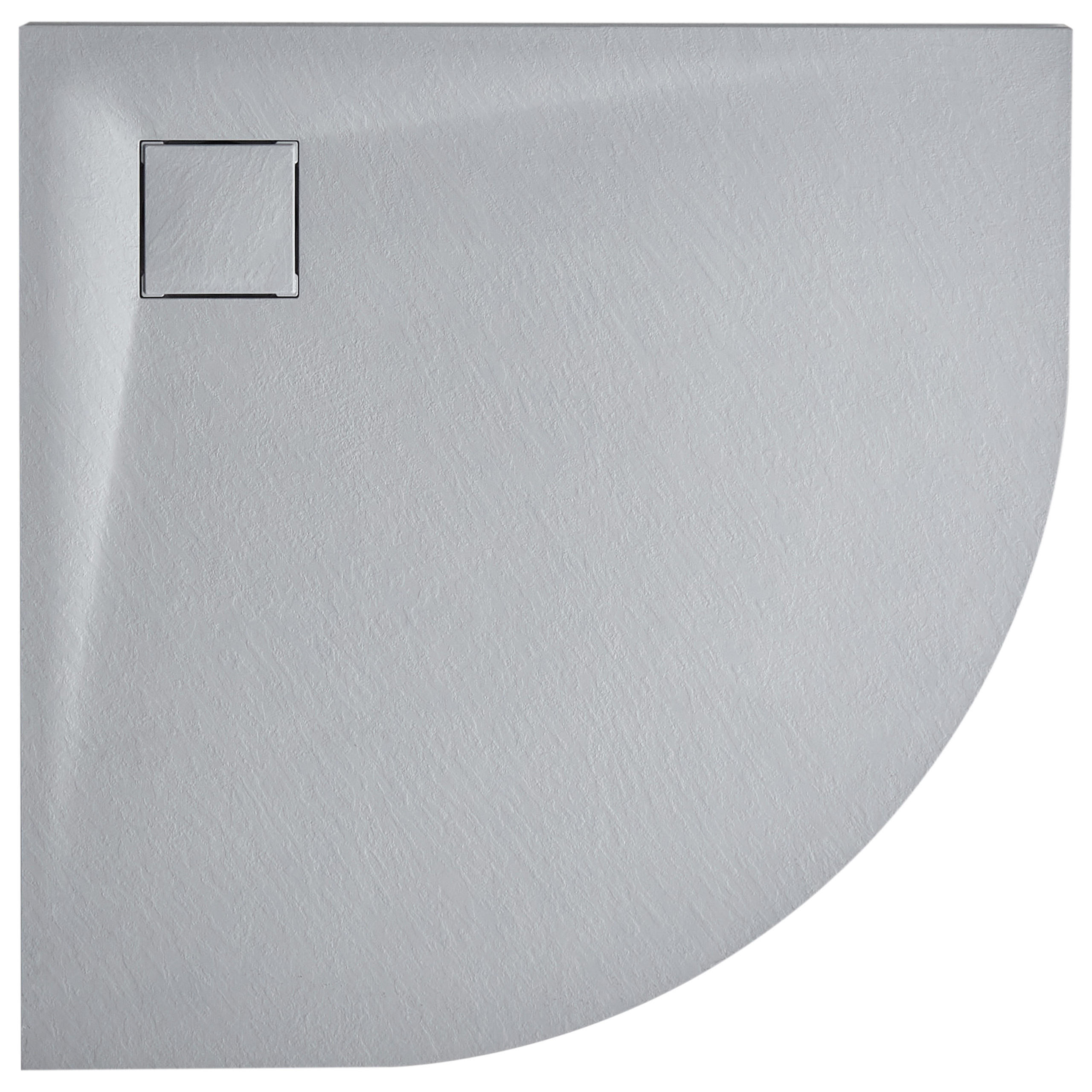 CĂDIȚĂ DE DUȘ 90/90/3 cm gri Paron