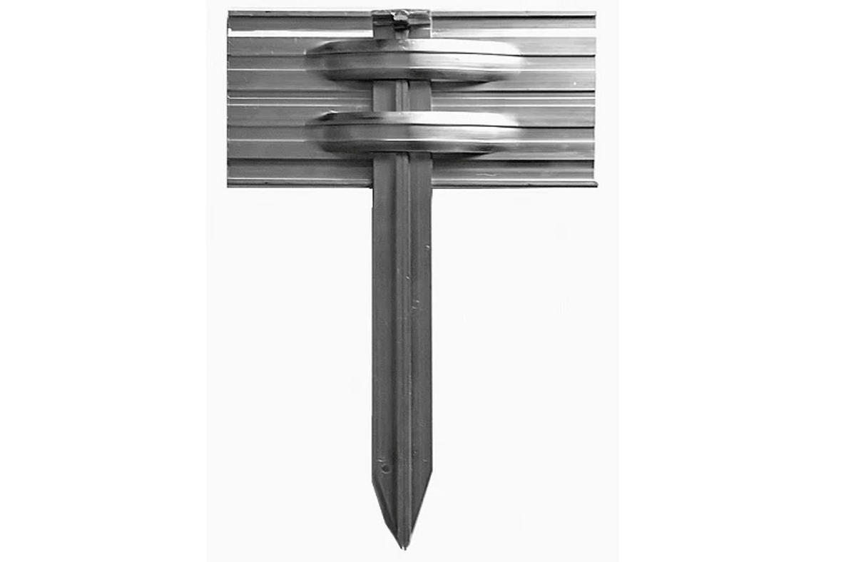 RASENKANTE Erdanker, 5er Set, Ultra Stark, Aluminium - Alufarben, Metall (1/1/1cm) - Green-Split