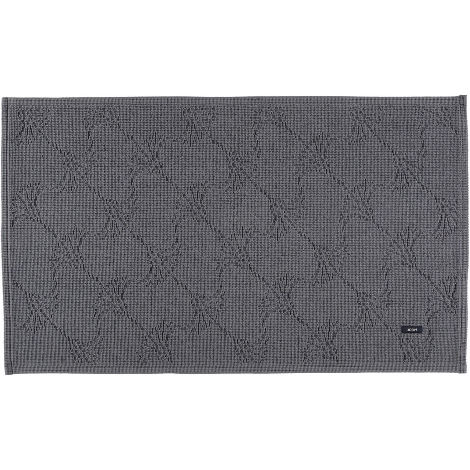 BADEMATTEN NEW CORNFLOWER 60 LIGHT ANTHRAZIT - 413 - Grau, Textil (70/120cm) - Joop!