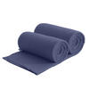FLEECEDECKE 2er Set eco-line dunkelblau 130/160 cm aus 100% recyceltem Material Kettelrand Anti-Pilling - Dunkelblau, Textil (130/160cm) - wometo