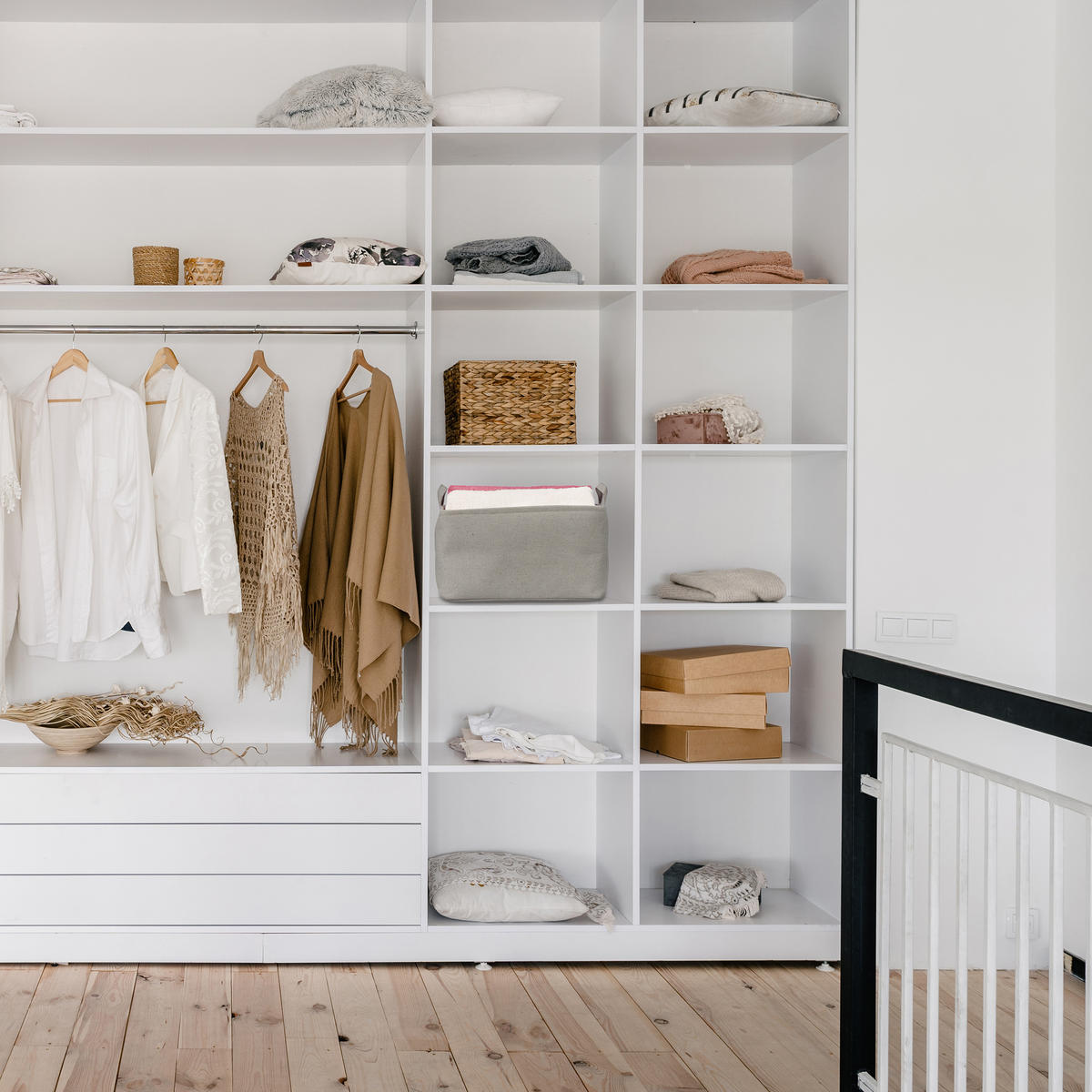 AUFBEWAHRUNGSKORB - Grau, Textil (38/48/30cm) - Relaxdays