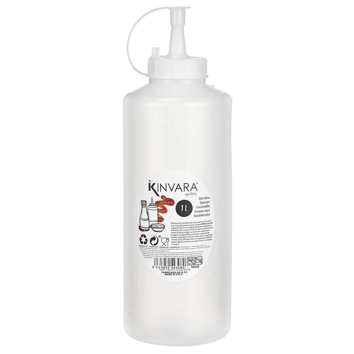 SOSSENSPENDER 1 l - Transparent, Kunststoff (8/25/8cm) - Kinvara