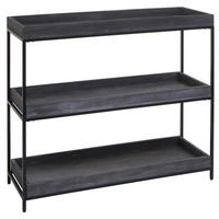 REGAL Grau - Grau, Holz (100/90/35cm) - MCW