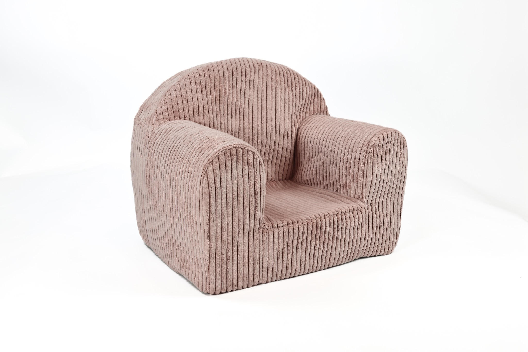 KINDERSESSEL MINI aus Kuschel-Cord in Altrosa - Altrosa, Textil (40/39/33cm) - Fortisline