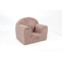KINDERSESSEL MINI aus Kuschel-Cord in Altrosa - Altrosa, Textil (40/39/33cm) - Fortisline