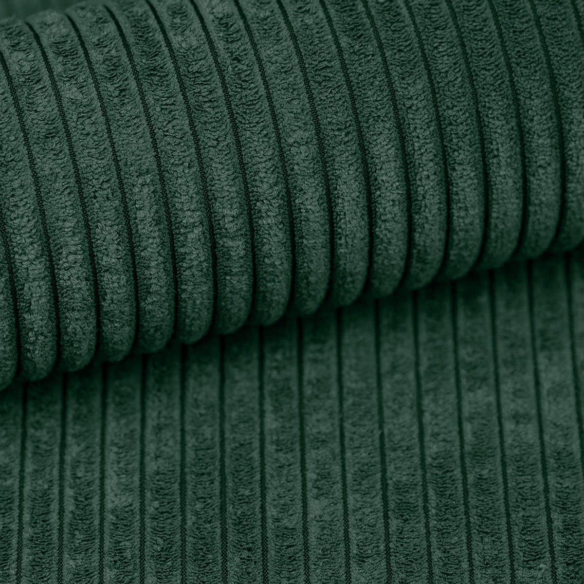 BIGSOFA Aydin Sofa Grün 238/94/85 cm Cord mit Schlaffunktion Bettkasten - Dunkelgrün/Schwarz, Kunststoff/Textil (238/85/94cm) - AX Living