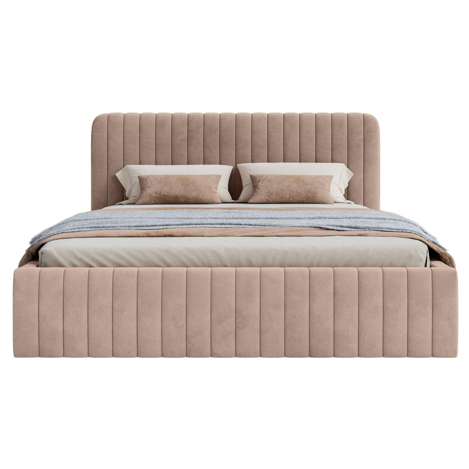 POLSTERBETT Saliano Beige 180x200 cm - Beige, Kunststoff/Textil (180/200cm) - Selsey