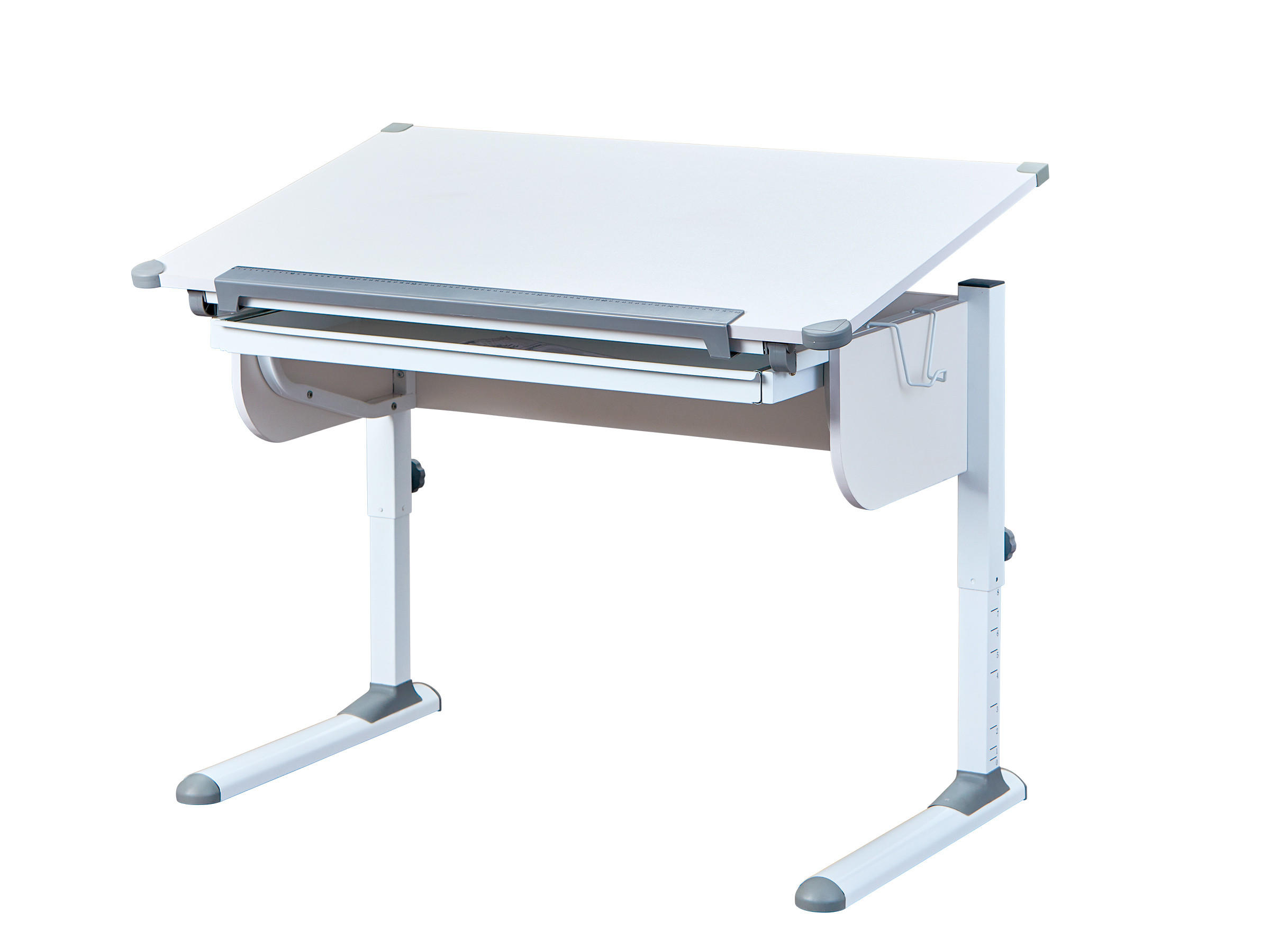SCHREIBTISCH Weiß - Weiß, Holzwerkstoff (110/55/68cm) - ebuy24