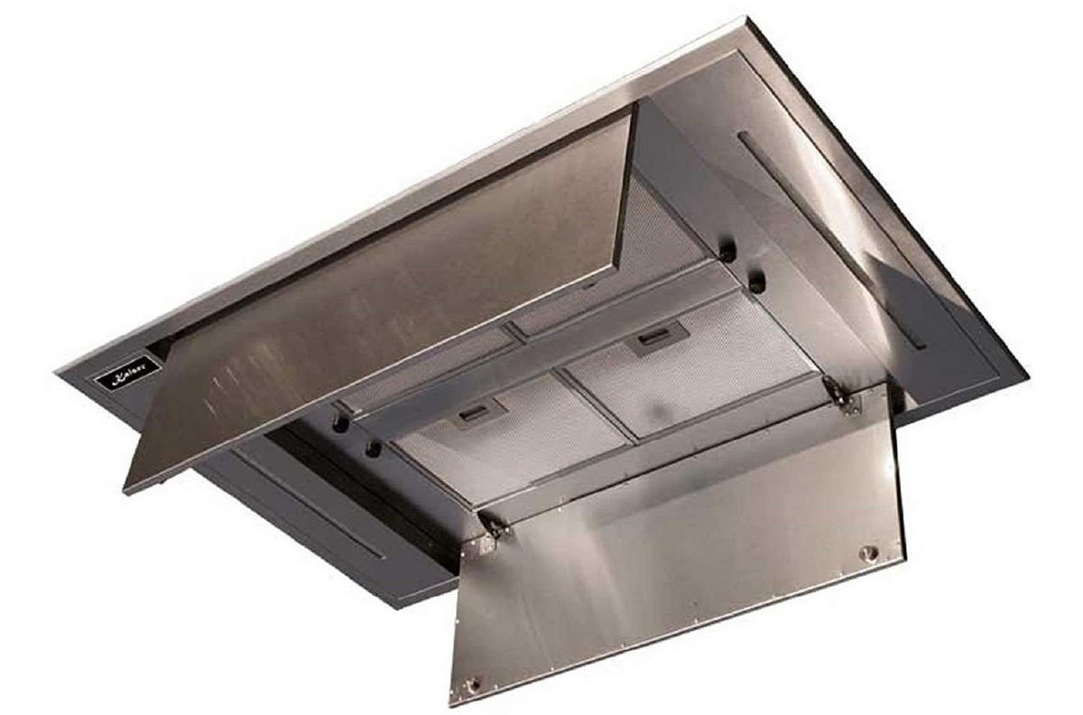 DUNSTABZUGSHAUBE EA 1145 Eco 110 cm Edelstahl - Silberfarben, Metall (110/27/70cm)