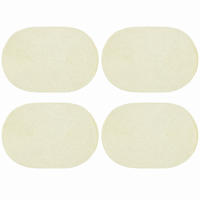 PLATZSET 4er Set Polypro Ecru 45/30 cm - Ecru, Kunststoff (30/45cm) - TiborTex