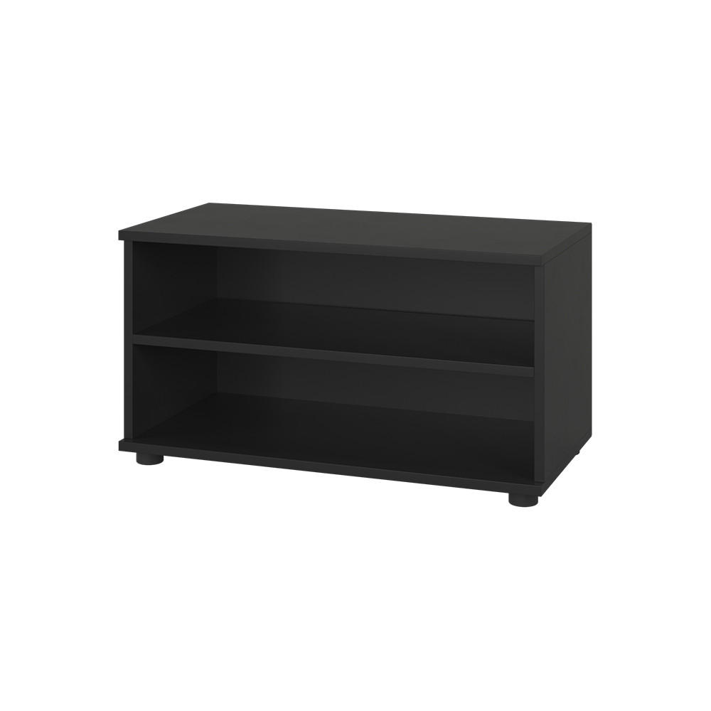 POLICE NA KNIHY Berno Černá - černá, kompozitní dřevo (70.8/38.9/35.3cm) - Vicco